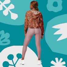 Load image into Gallery viewer, Indigenous designed women’s cropped windbreaker