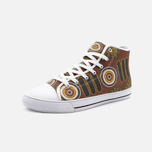 Load image into Gallery viewer, Unisex High Top Indigenous Designed Shoes