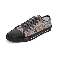 Load image into Gallery viewer, Indigenous design Unisex Low Top Canvas Shoes