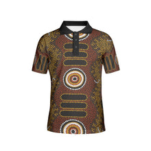 Load image into Gallery viewer, Indigenous design All-Over Print Polo Shirts