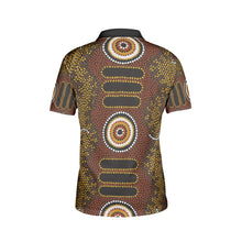 Load image into Gallery viewer, Indigenous design All-Over Print Polo Shirts