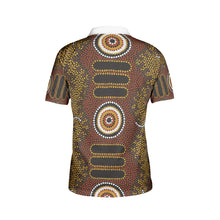 Load image into Gallery viewer, Indigenous design All-Over Print Polo Shirts