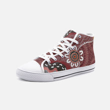 Load image into Gallery viewer, Unisex High Top Indigenous Designed Shoes