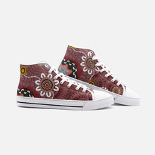 Load image into Gallery viewer, Unisex High Top Indigenous Designed Shoes