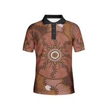 Load image into Gallery viewer, Indigenous Design Print Polo Shirts