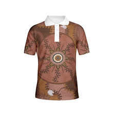 Load image into Gallery viewer, Indigenous Design Print Polo Shirts