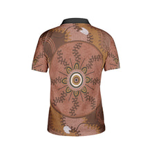 Load image into Gallery viewer, Indigenous Design Print Polo Shirts