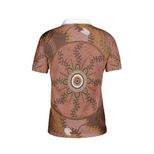 Load image into Gallery viewer, Indigenous Design Print Polo Shirts