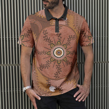 Load image into Gallery viewer, Indigenous Design Print Polo Shirts