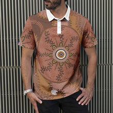 Load image into Gallery viewer, Indigenous Design Print Polo Shirts