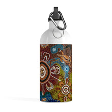 Load image into Gallery viewer, Stainless Steel Water Bottle - Aboriginal Art Designed Print