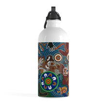 Load image into Gallery viewer, Stainless Steel Water Bottle - Aboriginal Art Designed Print
