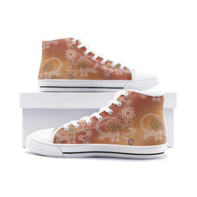 Load image into Gallery viewer, Contemporary Indigenous design Unisex High Top Canvas Shoes