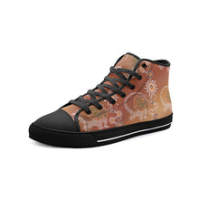 Load image into Gallery viewer, Contemporary Indigenous design Unisex High Top Canvas Shoes