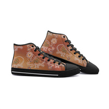 Load image into Gallery viewer, Contemporary Indigenous design Unisex High Top Canvas Shoes
