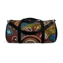 Load image into Gallery viewer, Duffle Bag Contemporary Aboriginal Art Designed Print