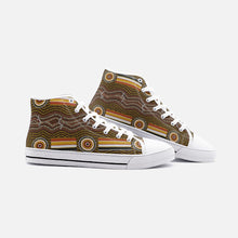 Load image into Gallery viewer, Unisex High Top Indigenous Designed Shoes