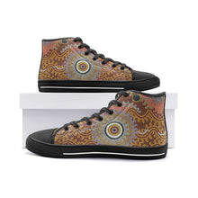 Load image into Gallery viewer, Indigenous design Unisex High Top Canvas Shoes