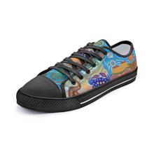 Load image into Gallery viewer, Indigenous designed Low Top Canvas Shoes