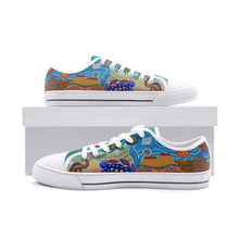 Load image into Gallery viewer, Indigenous designed Low Top Canvas Shoes