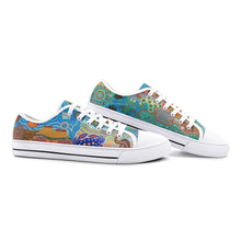 Load image into Gallery viewer, Indigenous designed Low Top Canvas Shoes