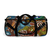 Load image into Gallery viewer, Duffle Bag Contemporary Aboriginal Art Designed Print