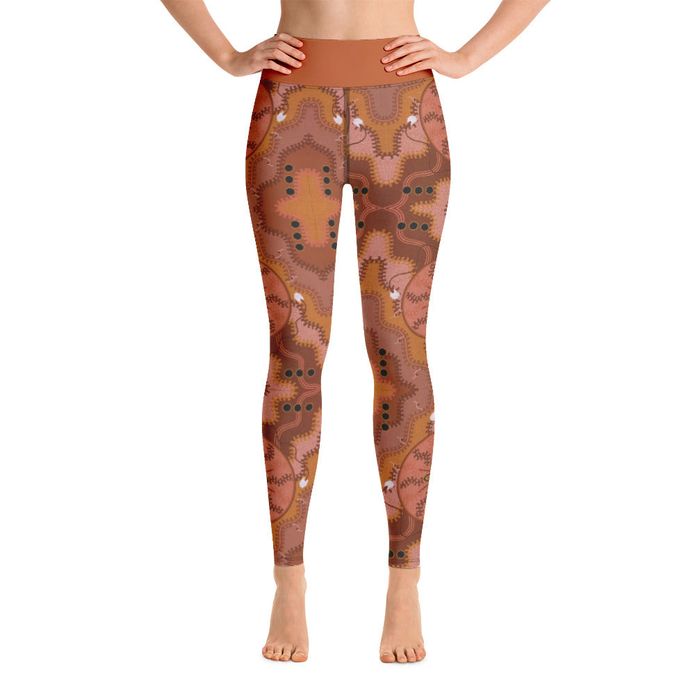 Indigenous Designed Yoga Leggings – Ngwarle Untye Art