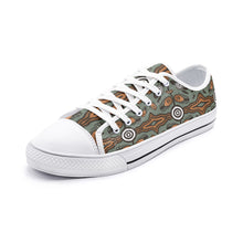 Load image into Gallery viewer, Indigenous design Unisex Low Top Canvas Shoes