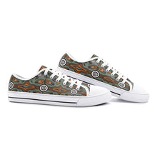 Load image into Gallery viewer, Indigenous design Unisex Low Top Canvas Shoes