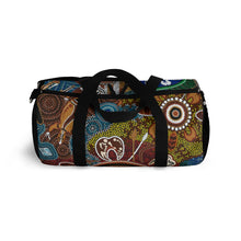 Load image into Gallery viewer, Duffle Bag Contemporary Aboriginal Art Designed Print