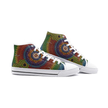 Load image into Gallery viewer, Indigenous Designed High Top Canvas Shoes