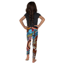 Load image into Gallery viewer, Contemporary Aboriginal Art Design Kid's Leggings