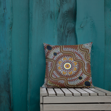 Load image into Gallery viewer, Custom Traditional Aboriginal Art Design Premium Pillow Cushions