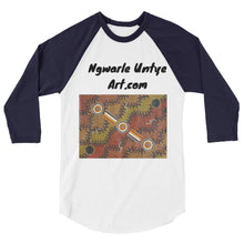 Load image into Gallery viewer, Ngwarle Untye Art Designed 3/4 sleeve raglan shirt