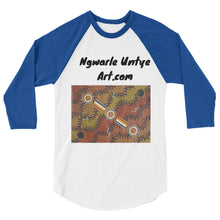 Load image into Gallery viewer, Ngwarle Untye Art Designed 3/4 sleeve raglan shirt