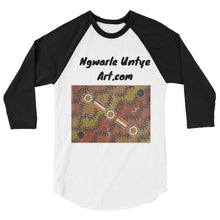 Load image into Gallery viewer, Ngwarle Untye Art Designed 3/4 sleeve raglan shirt