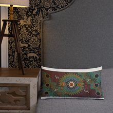 Load image into Gallery viewer, Custom Traditional Aboriginal Art Design Premium Pillow