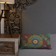 Load image into Gallery viewer, Custom Traditional Aboriginal Art Design Premium Pillow