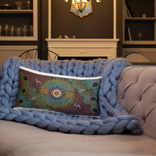 Load image into Gallery viewer, Custom Traditional Aboriginal Art Design Premium Pillow