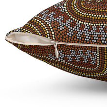 Load image into Gallery viewer, Aboriginal Art Designed  Square Pillow
