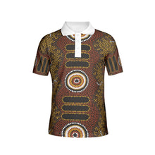 Load image into Gallery viewer, Indigenous design All-Over Print Polo Shirts
