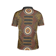 Load image into Gallery viewer, Indigenous design All-Over Print Polo Shirts
