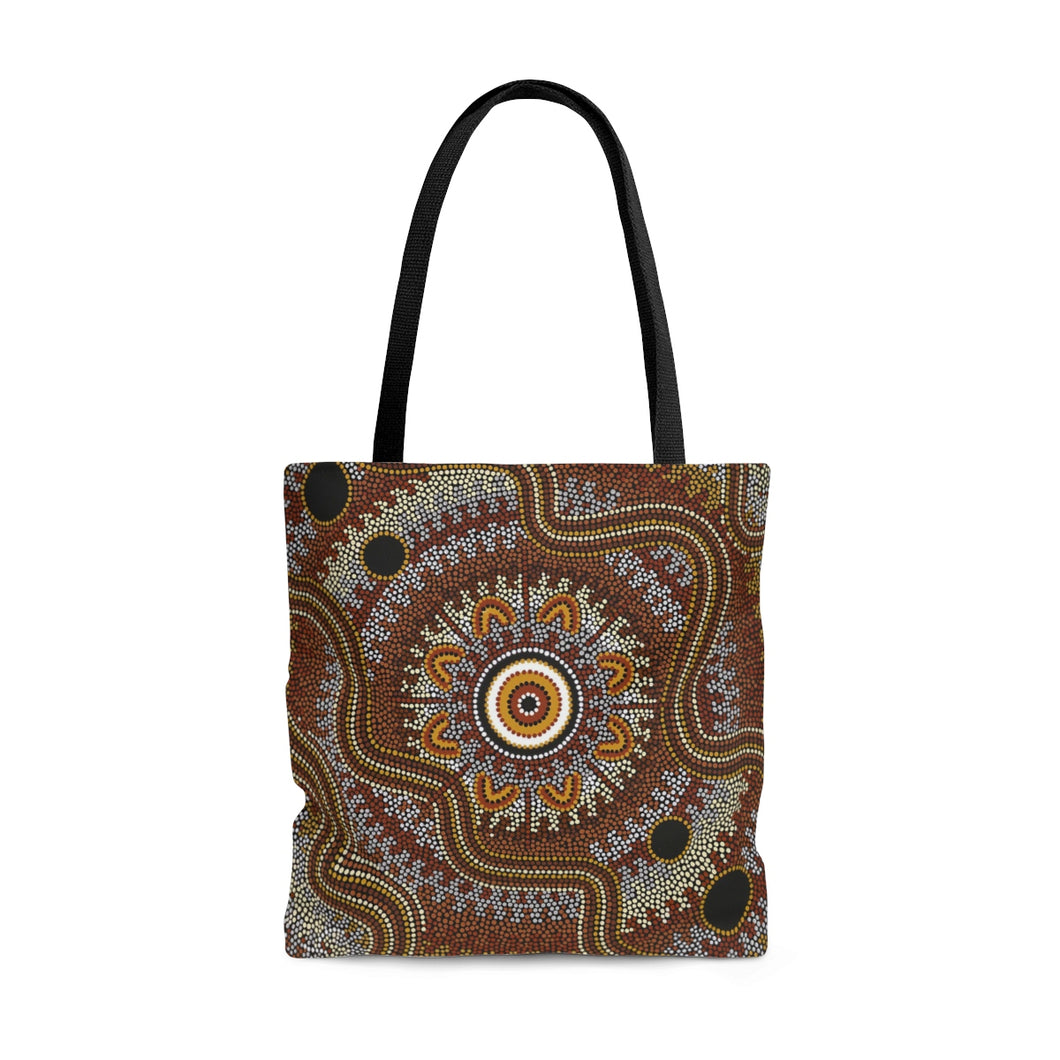 Aboriginal Art Design Tote Bag