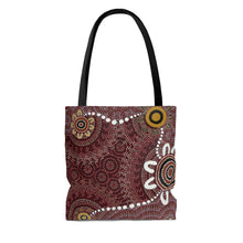 Load image into Gallery viewer, Aboriginal Art Designed Tote Bag
