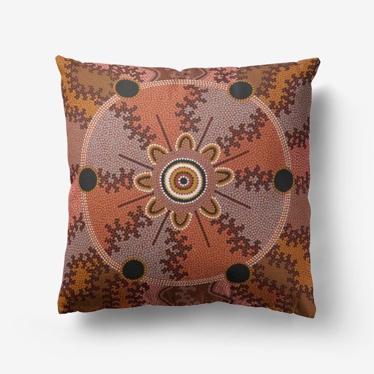 Indigenous Design Premium Hypoallergenic Throw Pillow
