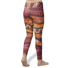 Load image into Gallery viewer, Indigenous design Women&#39;s High Waist Yoga Leggings
