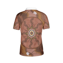 Load image into Gallery viewer, Indigenous Design Print Polo Shirts
