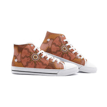 Load image into Gallery viewer, Indigenous design Unisex High Top Canvas Shoes
