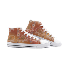 Load image into Gallery viewer, Contemporary Indigenous design Unisex High Top Canvas Shoes
