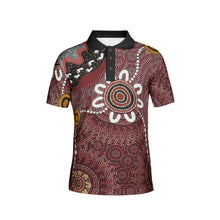 Load image into Gallery viewer, Indigenous Design Print Polo Shirts
